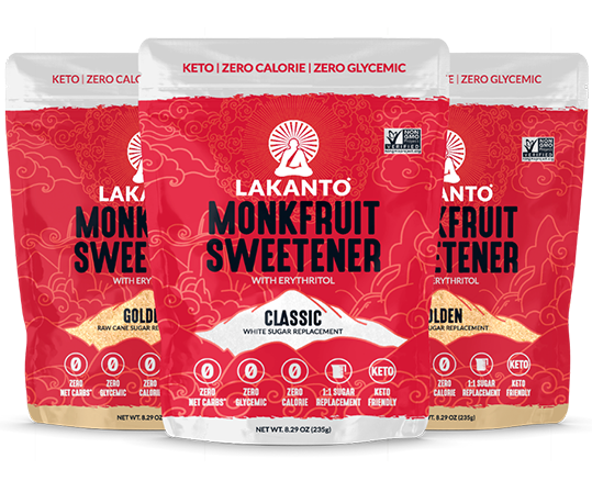 Improve your life with Lakanto, the best sugar substitute made with natural monk fruit. Keto, Zero Calorie, Zero Glycemic